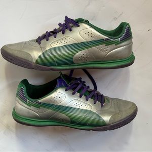 Puma evoSPEED 1 Sala Silver/Team Green/Team Violet 10260303 - men’s Size 10